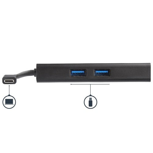 StarTech.com DKT30CHPD laptop dock/port replicator Wired USB 3.2 Gen 1 (3.1 Gen 1) Type-C Black