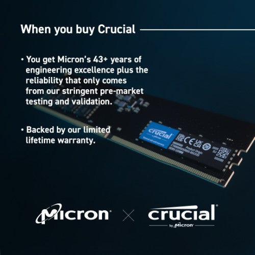 Crucial Pro CP16G56C46U5 memory module 16 GB 1 x 16 GB DDR5 5600 MHz