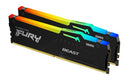 Kingston Technology FURY Beast RGB memory module 64 GB 2 x 32 GB DDR5 6400 MT/s ECC