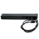 StarTech.com RKPW081915 power distribution unit (PDU) 8 AC outlet(s) 1U Black