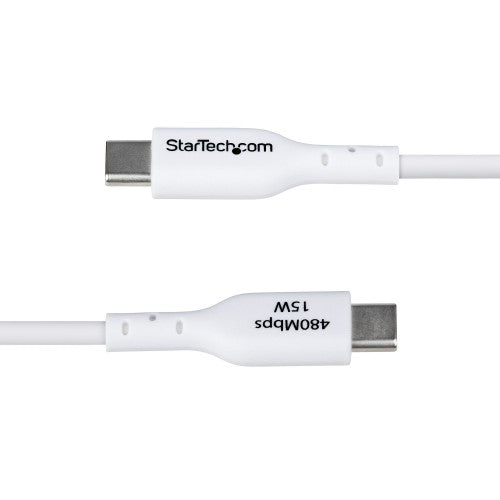 StarTech.com USB2AC3FWHE USB cable USB 2.0 35.4" (0.9 m) USB A USB C White