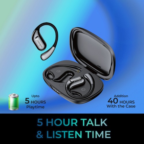 Adesso Xtream T5 Headset Wireless Ear-hook Calls/Music USB Type-C Bluetooth Black