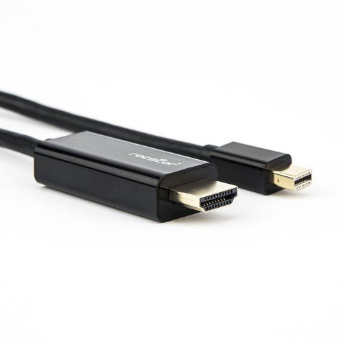 Rocstor Y10C196-B1 video cable adapter 78.7" (2 m) Mini DisplayPort HDMI Type A (Standard) Black