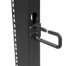 StarTech.com 4POSTRACK12U rack cabinet 12U Freestanding rack Black