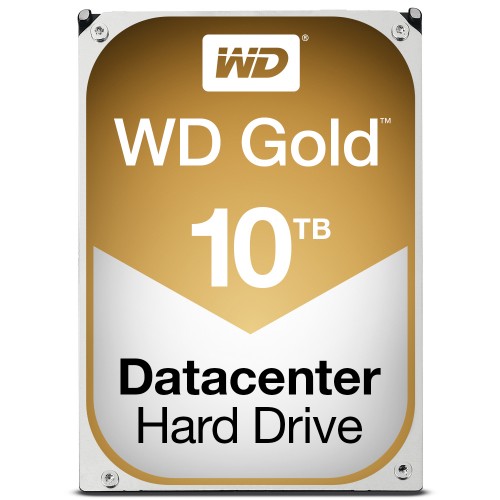 Western Digital Gold internal hard drive 10 TB 7200 RPM 256 MB 3.5" Serial ATA III