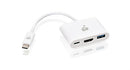 iogear GUC3C3H USB graphics adapter 3840 x 2160 pixels White