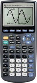 Texas Instruments TI 83 Plus calculator Pocket Graphing Gray