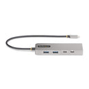 StarTech.com 10G2A1C25EPD-USB-HUB laptop dock/port replicator Wired USB 3.2 Gen 2 (3.1 Gen 2) Type-C Gray