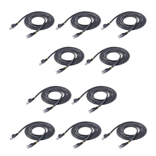StarTech.com N6PATCH6BK10PK networking cable Black 70.9" (1.8 m) Cat6 U/UTP (UTP)