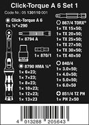 Click-Torque A 6 Set 1, 2.5-25 Nm