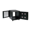Tripp Lite SRX12UBFFD rack cabinet 12U Freestanding rack Black
