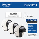 Brother DK-12013PK printer label White Self-adhesive printer label
