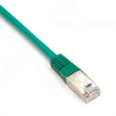 Black Box Cat5e 1ft networking cable Green 11.8" (0.3 m) S/FTP (S-STP)