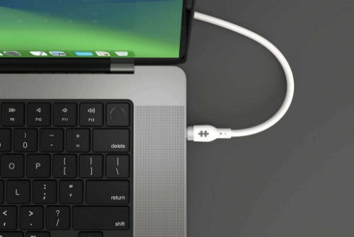 HYPER HJ4001WHGL USB cable USB 2.0 39.4" (1 m) USB C White