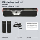 Contour Design RollerMouse Red mouse Office USB Type-C 2800 DPI
