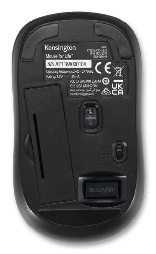 Kensington K72392WWA mouse Universal Ambidextrous RF Wireless Optical 1000 DPI