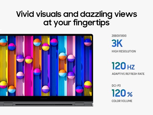 Samsung Galaxy Book5 Pro 360 Intel Core Ultra 7 258V Hybrid (2-in-1) 16" Touchscreen WQXGA+ 32 GB LPDDR5x-SDRAM 1 TB SSD Wi-Fi 7 (802.11be) Windows 11 Pro Gray