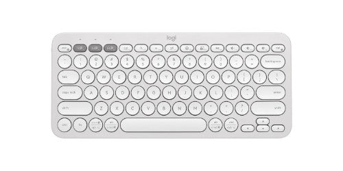 Logitech Pebble Keys 2 K380s keyboard Universal Bluetooth QWERTY English White