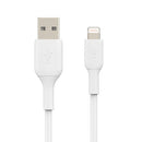 Belkin CAA001BT1MWH2PK lightning cable 39.4" (1 m) White
