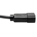Tripp Lite P004-002 power cable Black 24" (0.61 m) C14 coupler C13 coupler