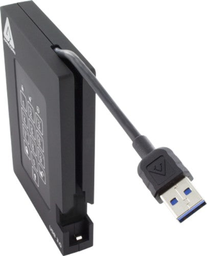 Apricorn Aegis Fortress 2 TB USB Type-A 3.2 Gen 1 (3.1 Gen 1) Black