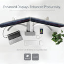 StarTech.com TB3DK2DPPD laptop dock/port replicator Wired USB 3.2 Gen 1 (3.1 Gen 1) Type-C Black, Gray