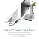 StarTech.com HDDVIMF8IN video cable adapter 7.87" (0.2 m) HDMI DVI-D Black