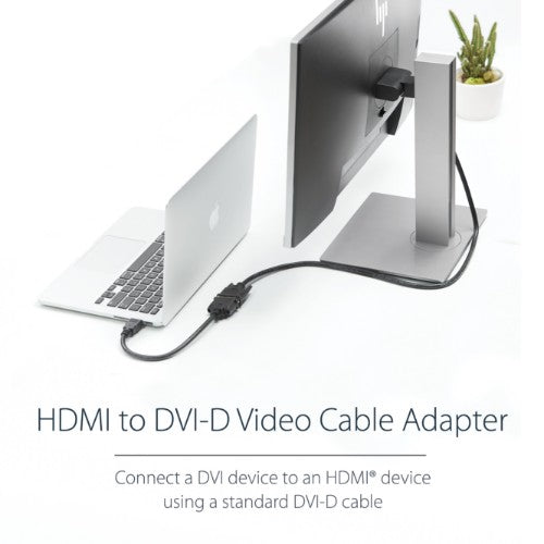 StarTech.com HDDVIMF8IN video cable adapter 7.87" (0.2 m) HDMI DVI-D Black