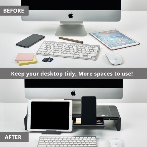 Siig CE-MT2P12-S1 monitor mount / stand 20.5" Black Desk