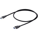 StarTech.com USB3SEXT1MBK USB cable USB 3.2 Gen 1 (3.1 Gen 1) 39.4" (1 m) USB A Black