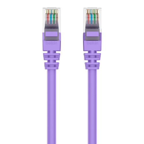 Belkin A3L980-04-PUR-S networking cable Purple 47.6" (1.21 m) Cat6 U/UTP (UTP)