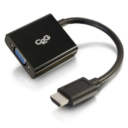 C2G 41350 video cable adapter 7.99" (0.203 m) HDMI VGA (D-Sub) Black