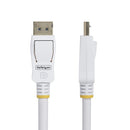 StarTech.com DP12-CABLE-10FTW DisplayPort cable 118.1" (3 m) White