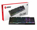 MSI VIGORGK30 keyboard Gaming USB QWERTY UK English Black