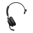 Jabra Evolve2 65 Headset Wireless Head-band Office/Call center USB Type-C Bluetooth Black
