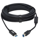 Tripp Lite U328F-30M USB cable USB 3.2 Gen 1 (3.1 Gen 1) 1181.1" (30 m) USB A USB B Black