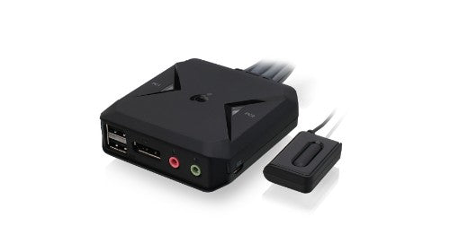 iogear GCS52DP KVM switch Black