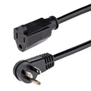 StarTech.com RFX-6F-POWER-CORD power cable Black 70.9" (1.8 m) NEMA 5-15P NEMA 5-15R