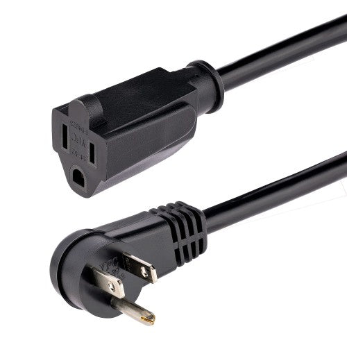 StarTech.com RFX-6F-POWER-CORD power cable Black 70.9" (1.8 m) NEMA 5-15P NEMA 5-15R