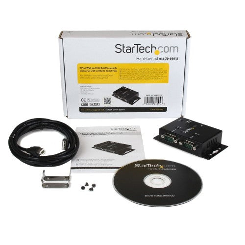 StarTech.com ICUSB2322I interface hub USB 2.0 Type-B Black