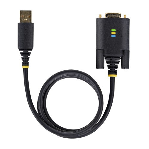 StarTech.com 1P10FFC-USB-SERIAL serial cable Black 118.1" (3 m) USB Type-A DB-9