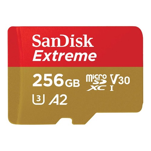 SanDisk Extreme 256 GB MicroSDXC UHS-I Class 10
