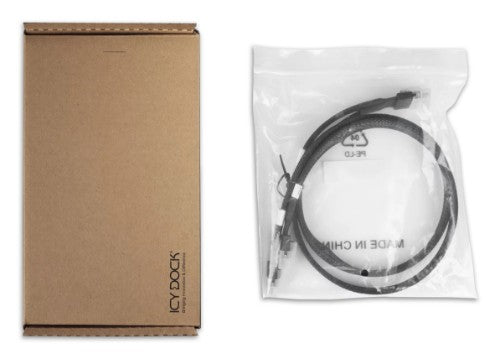 Icy Dock MB306L-B Serial Attached SCSI (SAS) cable 19.7" (0.5 m) Black