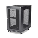 StarTech.com RK1833BKM rack cabinet 18U Freestanding rack Black