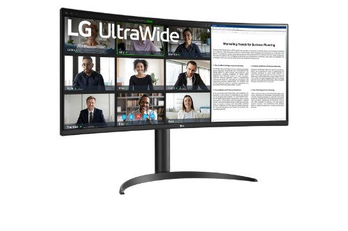 LG 34BR55QC-B computer monitor 34" 3440 x 1440 pixels Wide Quad HD LCD Black