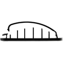 StarTech.com CDM6SCC cable organizer Desk/Wall Cable clip Black 100 pc(s)