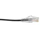 Tripp Lite N201-S02-BK networking cable Black 24" (0.61 m) Cat6 U/UTP (UTP)