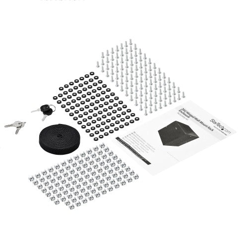 StarTech.com RK2620WALHM rack cabinet 26U Wall mounted rack Black