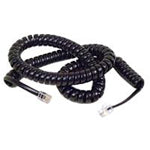 Belkin Coiled Telephone Handset Cord, 25 feet (7.6m), Black 299.2" (7.6 m)