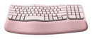Logitech Wave Keys keyboard Universal RF Wireless + Bluetooth QWERTY English Rose